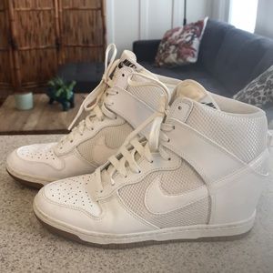 Nike wedge sneakers 8.5